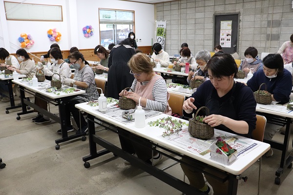 多肉植物の寄せ植え教室