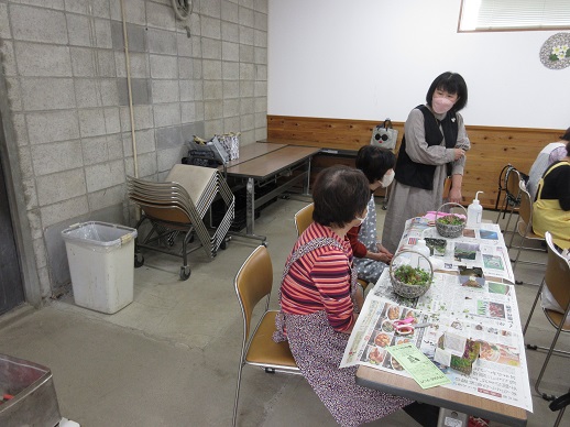 多肉植物の寄せ植え教室