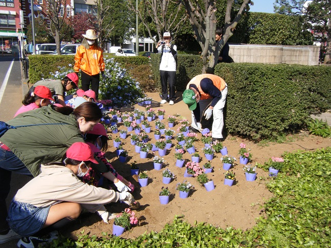 ステイションガーデン植栽