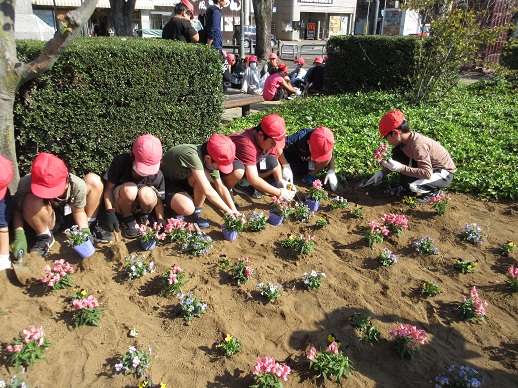 ステイションガーデン植栽