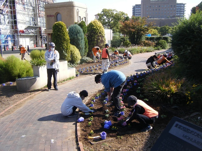 ステイションガーデン植栽