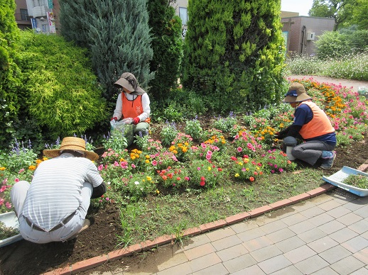 ステイションガーデン除草活動
