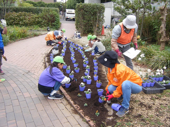 ステイションガーデン植栽