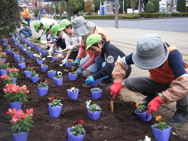 ステイションガーデン植栽