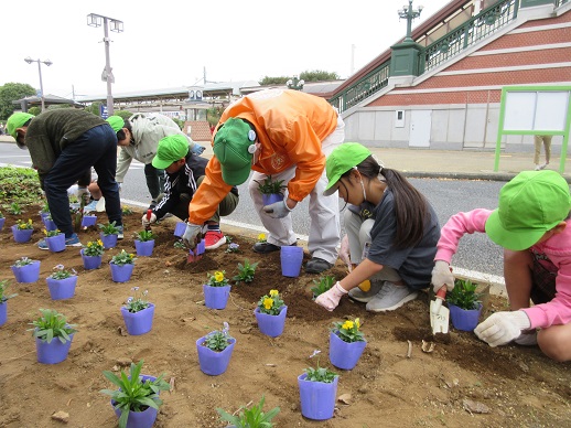 ステイションガーデン植栽