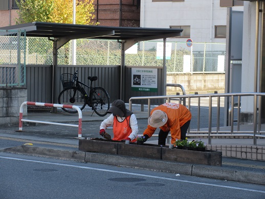 駅通り植栽