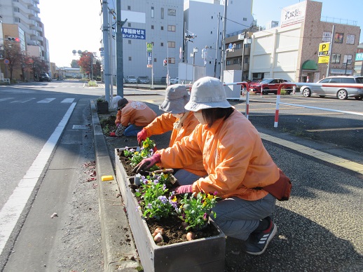 駅通り植栽