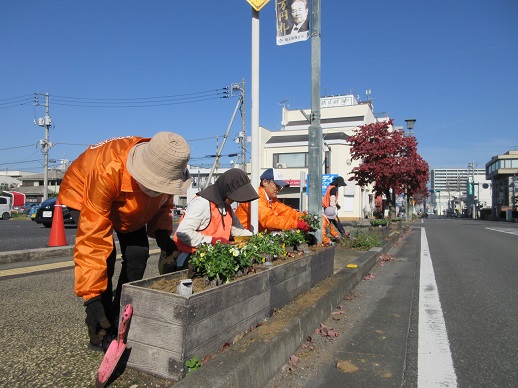 駅通り植栽