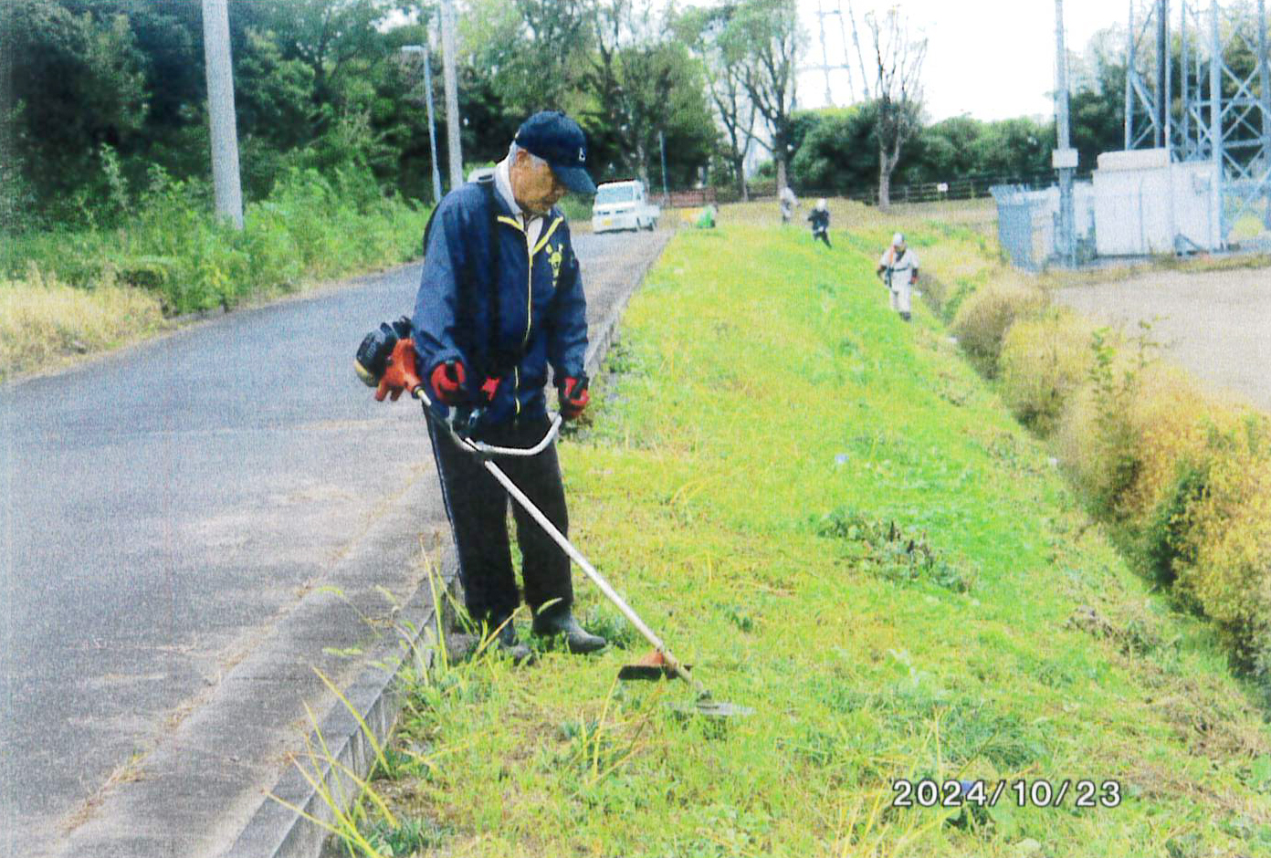 旧日本煉瓦上敷免工場西道路側面環境整備