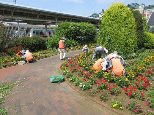 ステイションガーデン除草