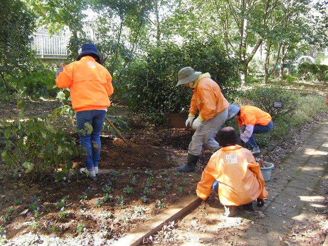 ヒーリングガーデン植栽