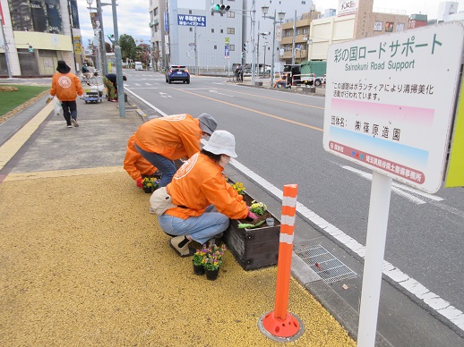 駅通り植栽