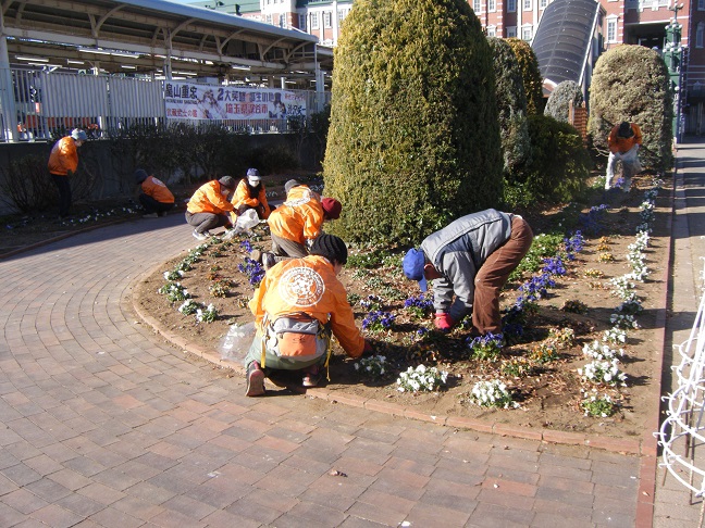 イルミネーション撤去