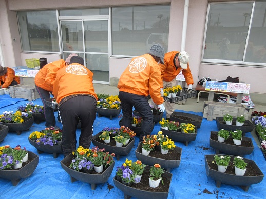 マラソンプランターづくり