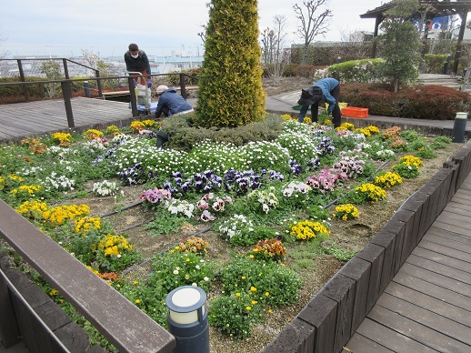 天空の散歩道除草作業