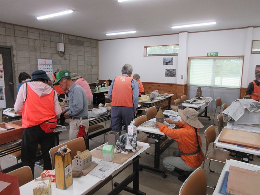 あかり展用陶器の家