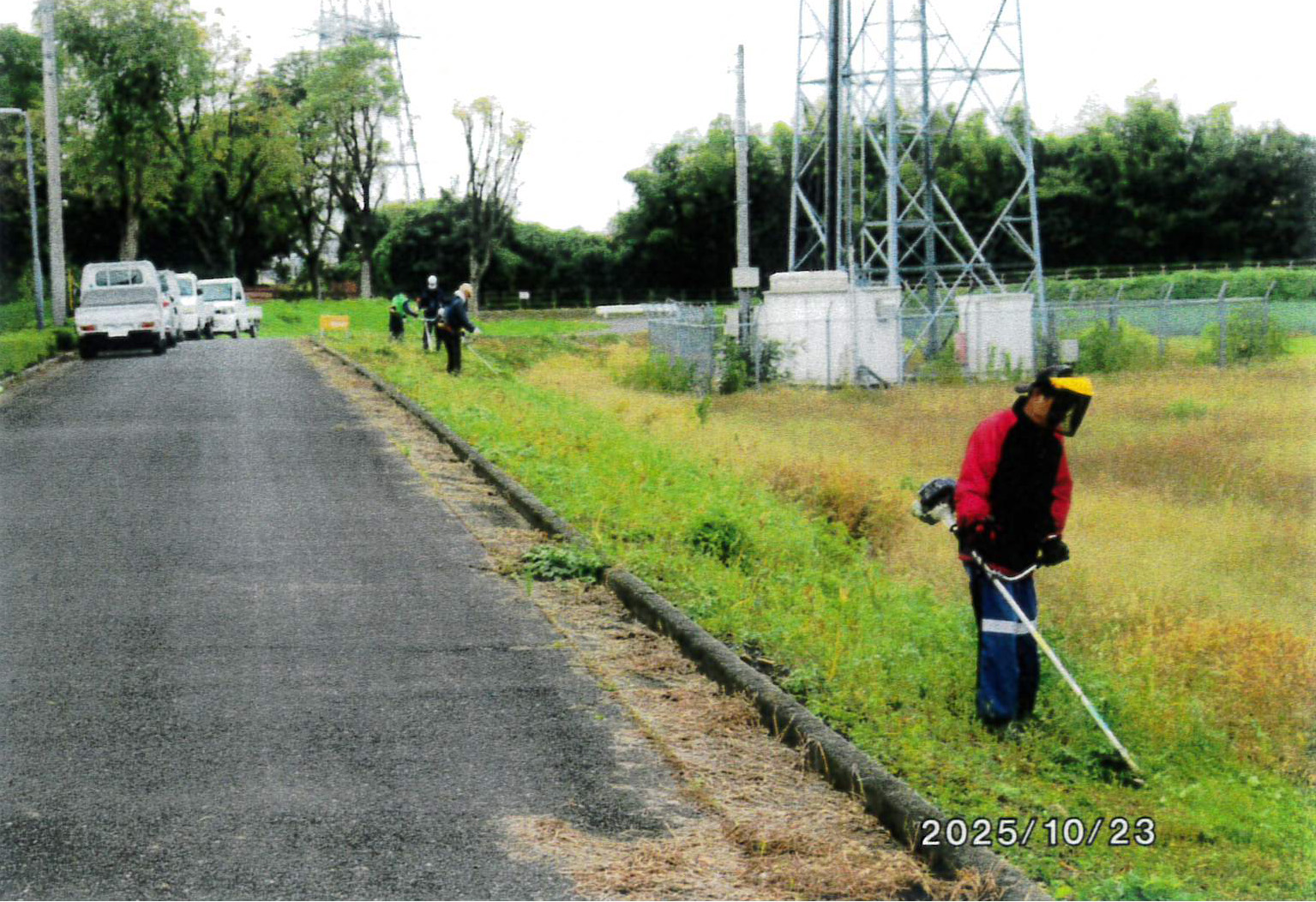 旧日本煉瓦上敷免工場西道路側面環境整備