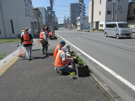 駅通り植栽