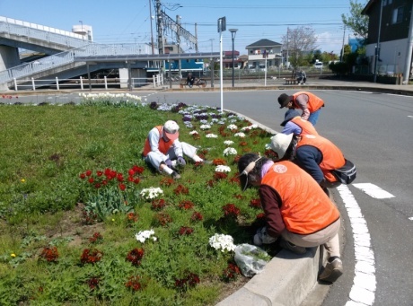 除草・花がら摘み