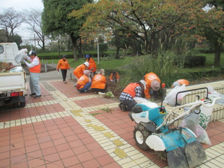 城址公園整地