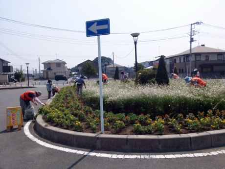 除草＆花がら摘み