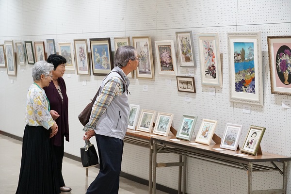 押し花展示