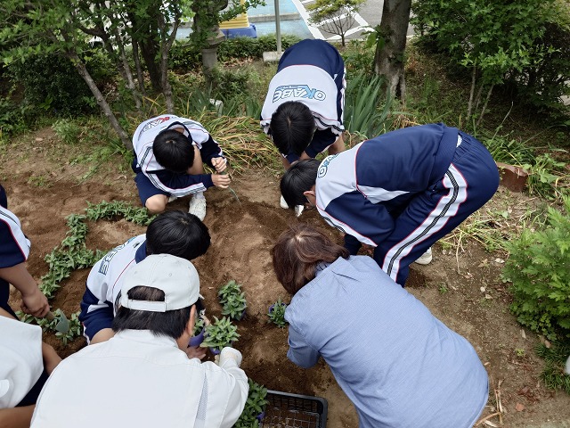 岡部中学校