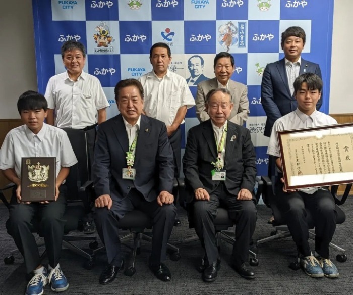 岡部中学校の皆さん