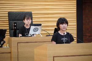 子ども議会の様子