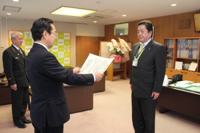 JR東日本高崎支社から感謝状受贈