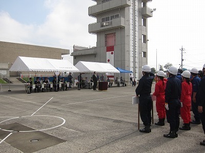 屋内消火栓操法指導会出席