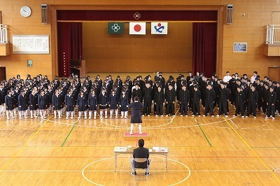 上柴中学校3年生との市長対話会1