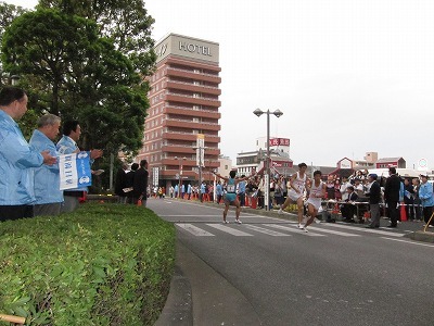 東日本実業団対抗駅伝競走大会の応援