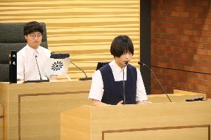 子ども議会の様子