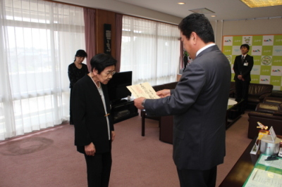 故）森田氏の叙位受章1