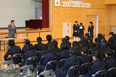 花園中学校3年生のみなさん1