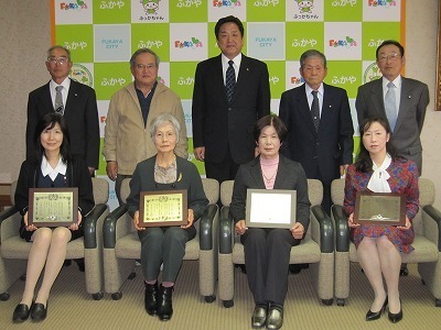 日赤有功章および感謝状の伝達式