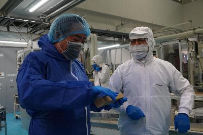 ペリカン石鹼 工場