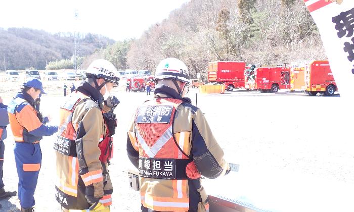 指揮本部長から活動を指示