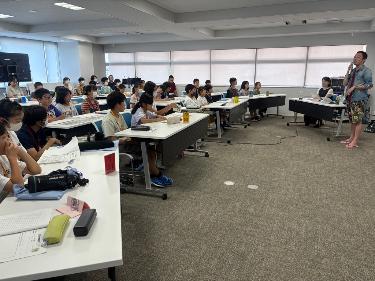 令和7年度 子ども大学ふかや 起業について&nbsp;講義風景