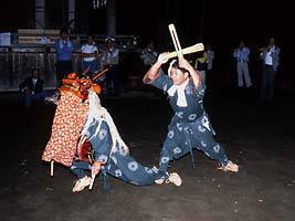 藤田神社の獅子舞