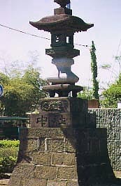 旧深谷宿常夜燈(稲荷町)