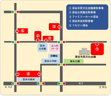 ビアフェス駐車場案内図